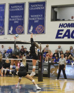 No. 8 Madi Wagaman and No. 16 Taylor Carey