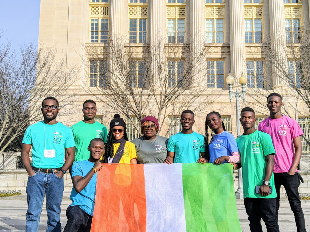 CCI students from Cote d'Ivoire.