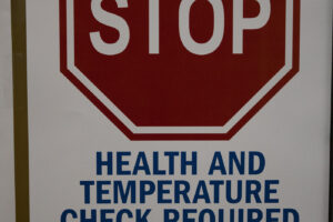 STOP: Health and temp check