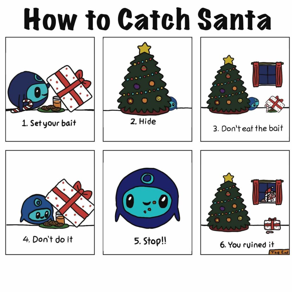 How to Catch Santa comic
