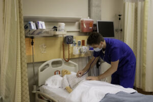Kirkwood nursing student Mitchell Maybarry