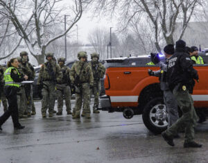 Law enforcement await orders