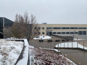 Snow covers Kirkwood’s main campus