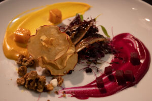 Grilled endive salad