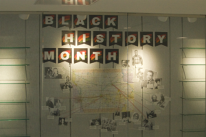 Black History Month display