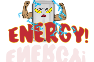 Energy drink graphic