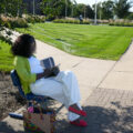Student Takes a Break