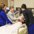 Students in SIM Center