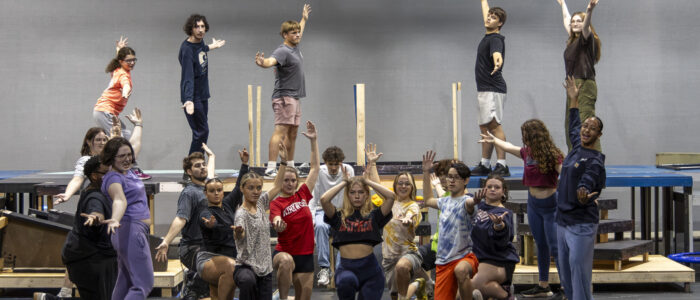Students Practice for 'Pippin'