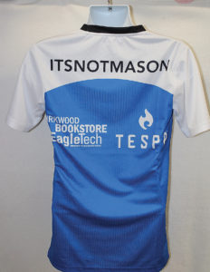 Back of esports jersey